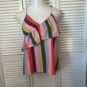 Spaghetti strap! Cute top with jeans.